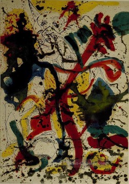 untitled 1942 Abstrakter Expressionismusus Ölgemälde